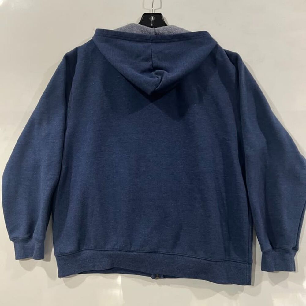 Disney Store Vintage-Style Distressed Mickey Mouse Full-Zip Blue Hoodie- X-Large - Picture 2 of 7